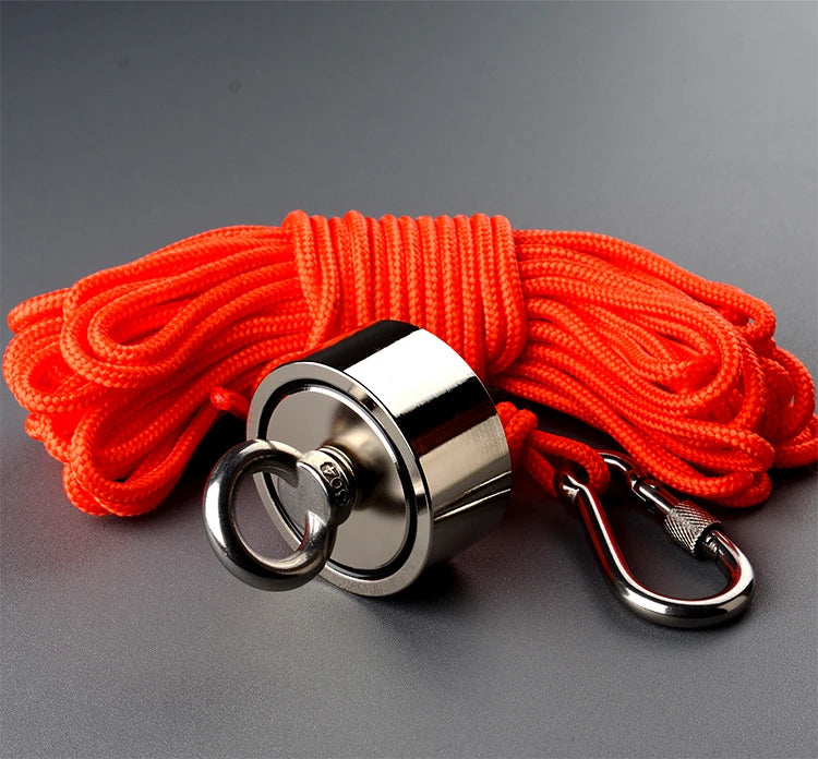 Double Sided 300-500KG Magnet Fishing Kit