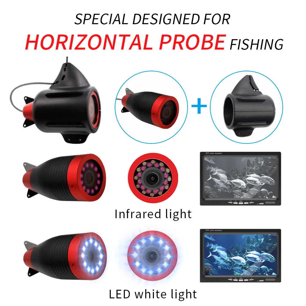 Erchang Ice Fishing Camera (DVR)Infrared Night Version Lights 15m/30m 1000TVL Underwater Fishfinder