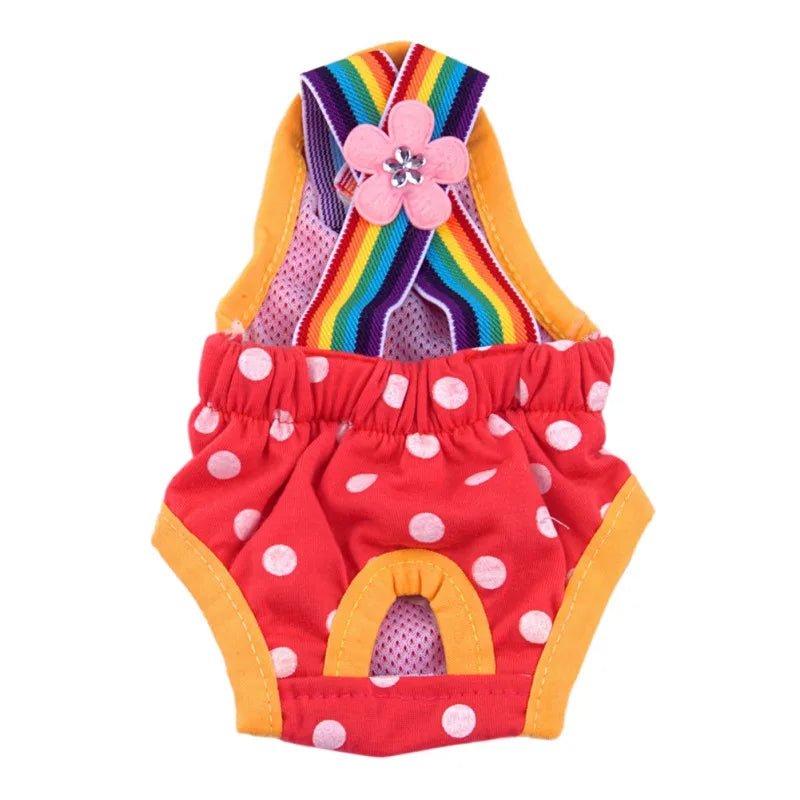 Dots Pet Dog Shorts Diaper Sanitary