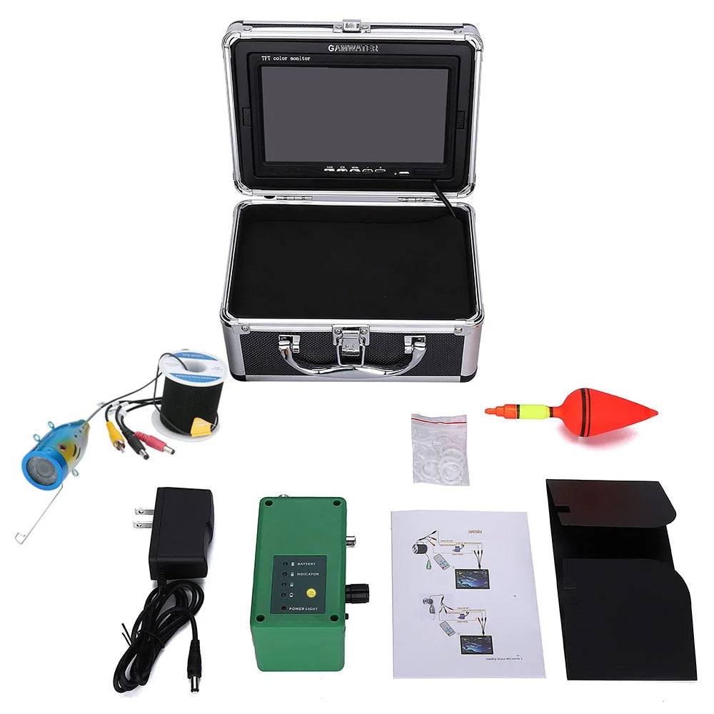 7" Inch 30M 1000TVL Fish Finder Underwater Fishing Camera