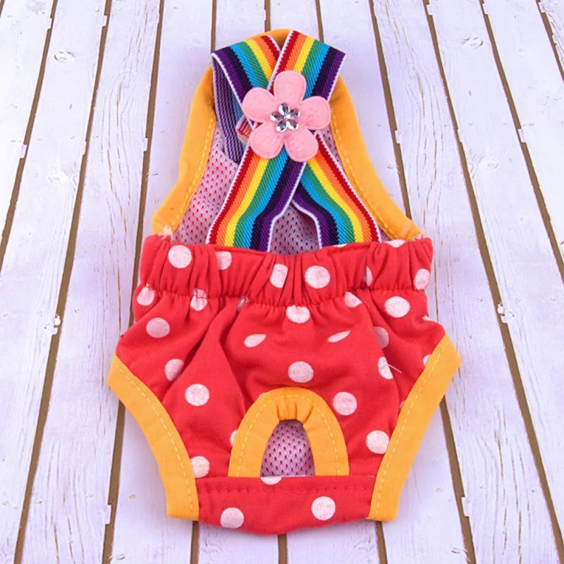 Dots Pet Dog Shorts Diaper Sanitary