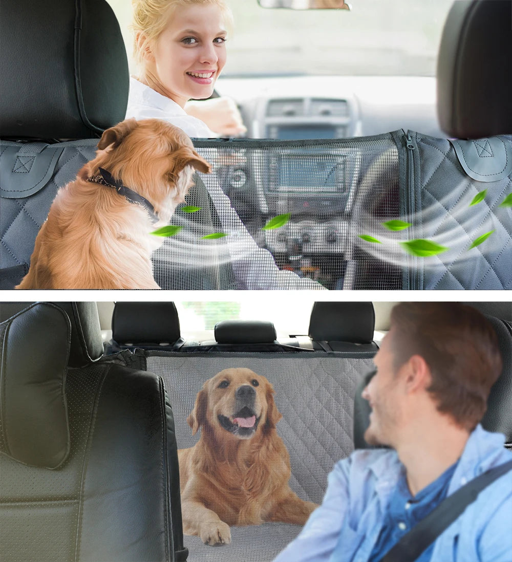 PETRAVEL Dog Car Seat Cover Waterproof Pet Travel Dog Carrier