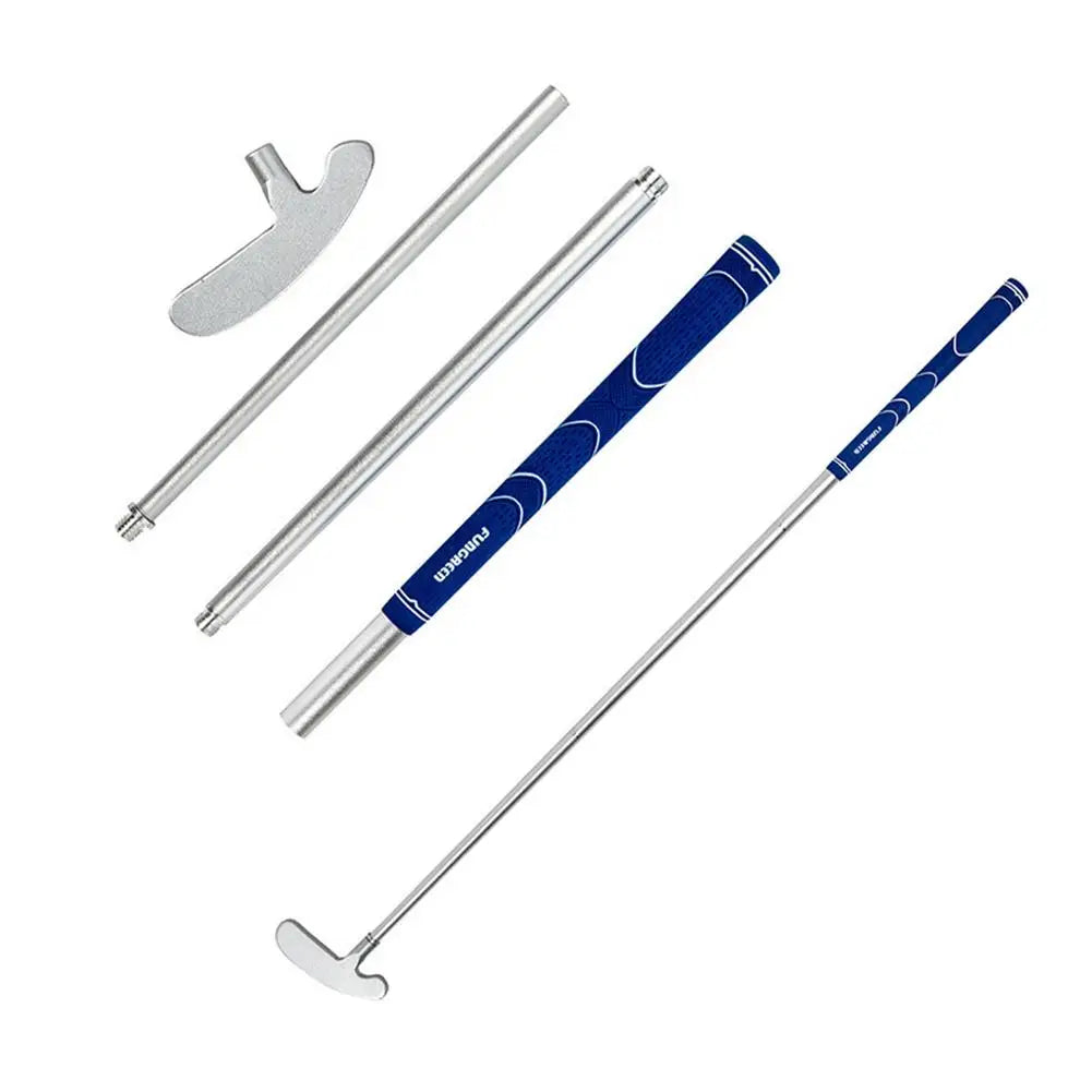 3-section Golf Putter Aluminum Alloy Portable Detachable Left And Right Hand Double-sided Putter