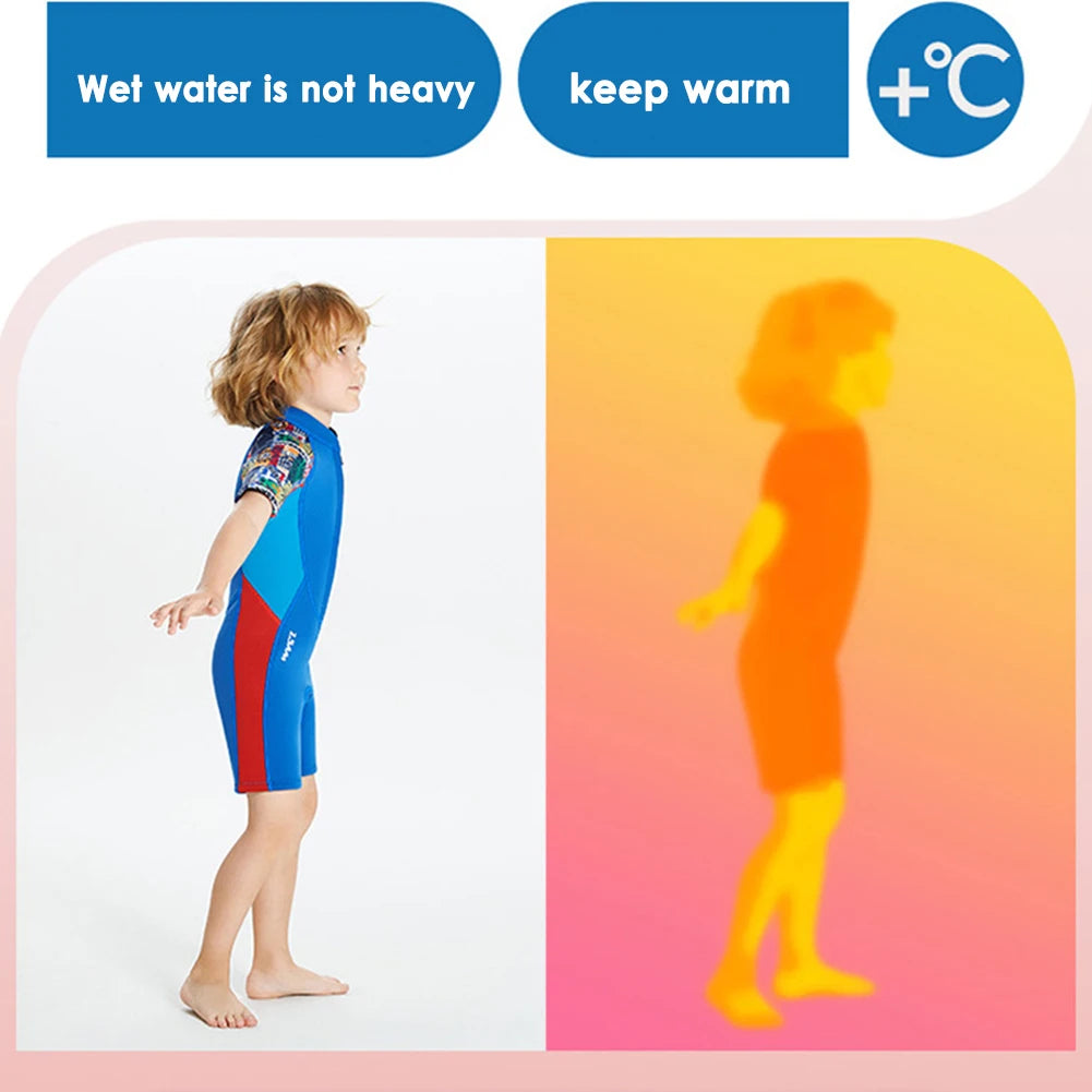 Kid Diving Surfing Clothes UPF50 Neoprene Diving Protection C