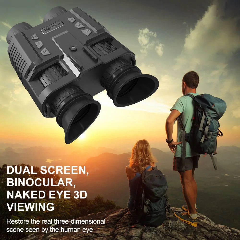 Night Vision Binoculars 3D HD 1080P Infrared Digital Hunting Telescop
