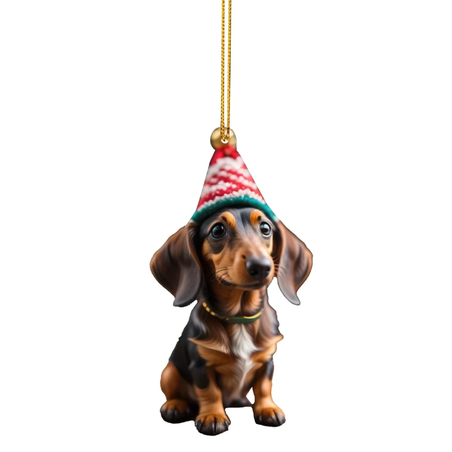 Christmas Tree Decoration Car Interior Dog