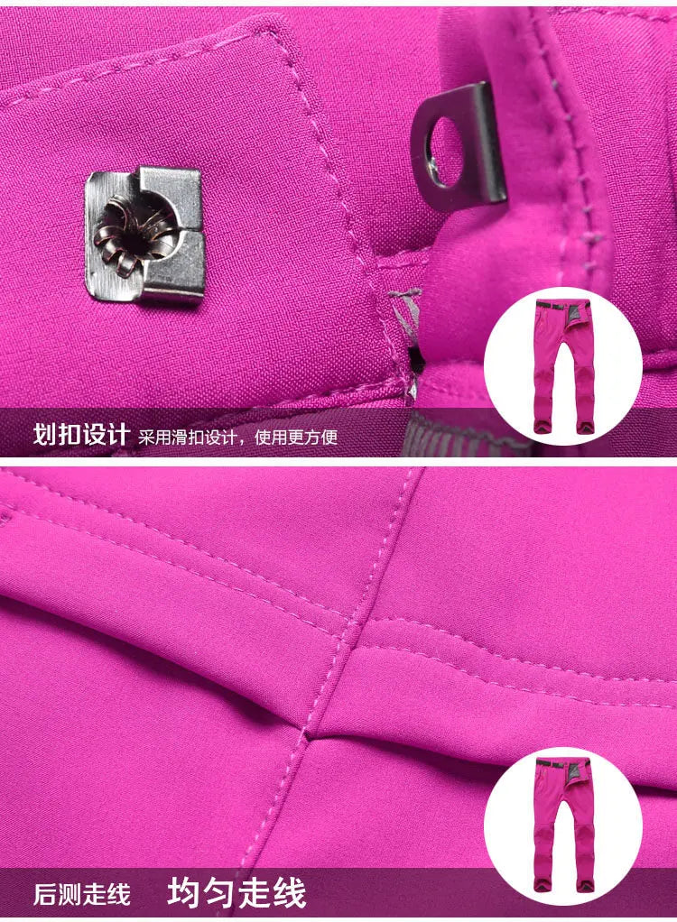 New Warm Winter Men Soft Shell Pants Travel Waterproof Outdoor