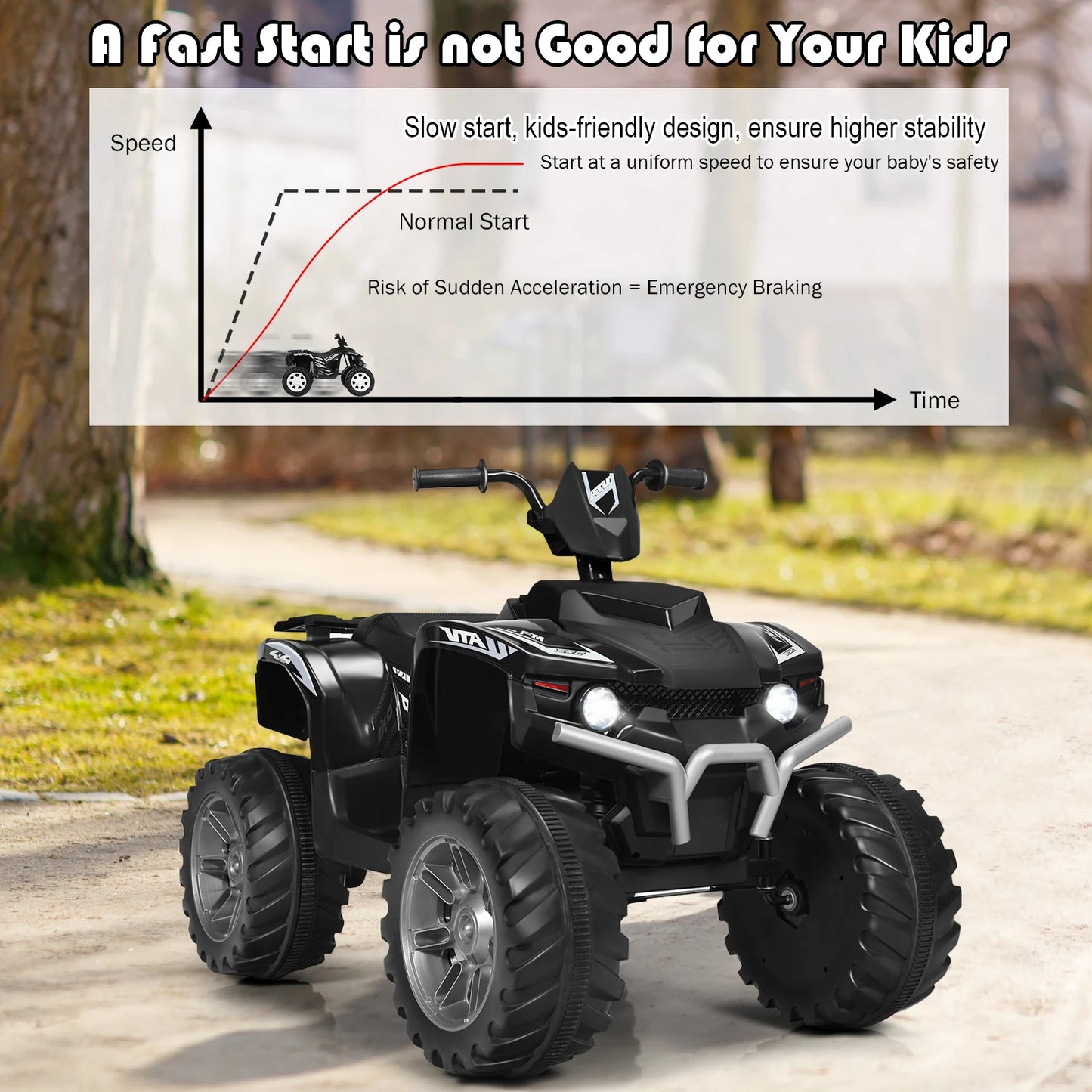 12V Kids 4-Wheeler ATV