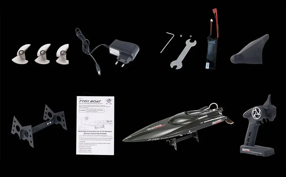 Laggest RC Speed Boat 2.4G 4WD 55KM/H Remote Control Brushless