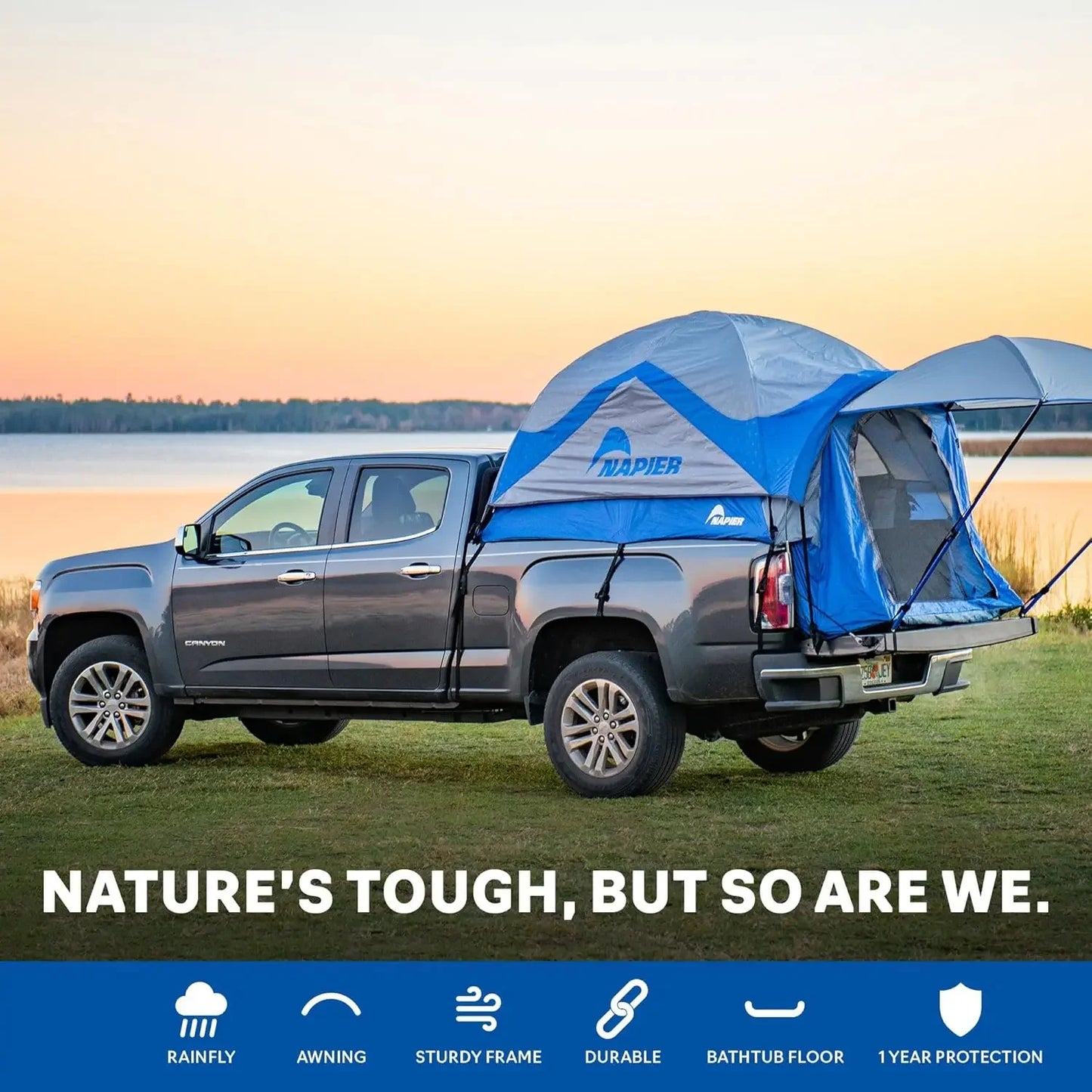 Truck Bed Camping Tent Waterproof 2 Person Tents