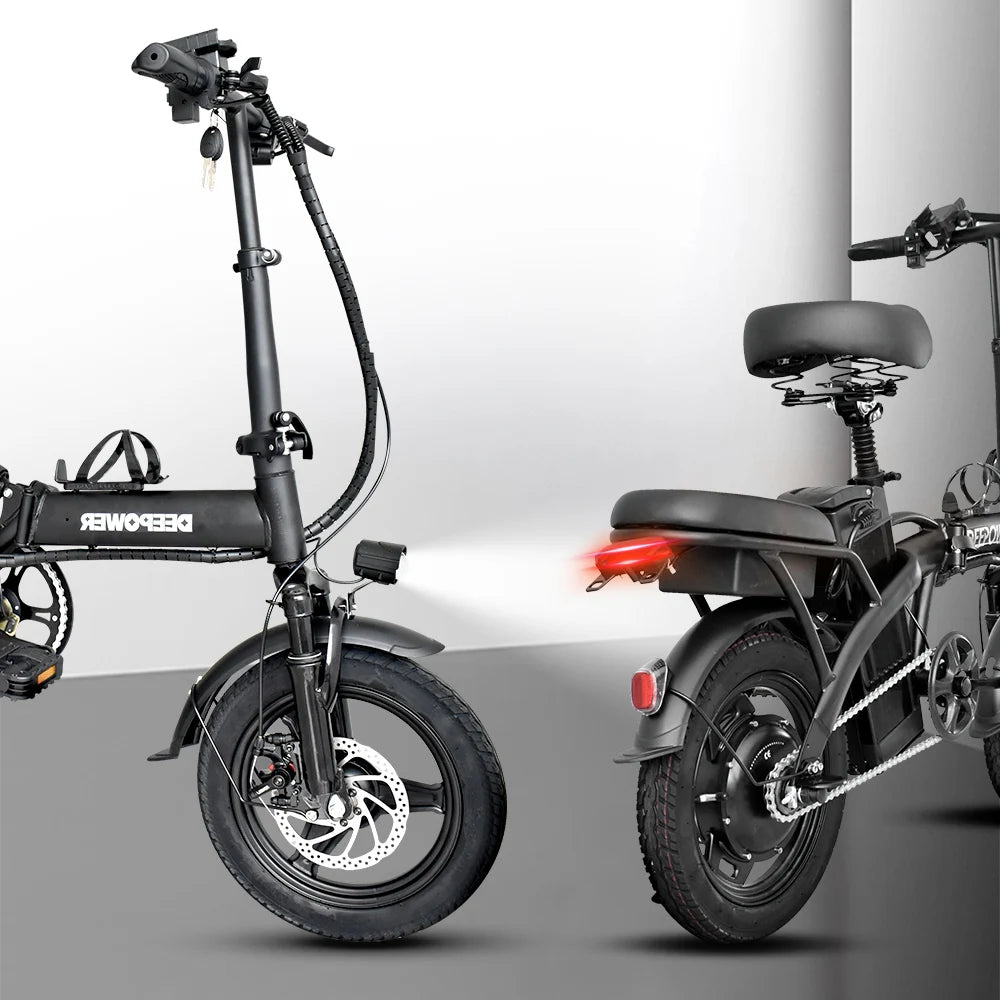 Electric Bike for Adults 600W Peak Motor, 20 mph Folding