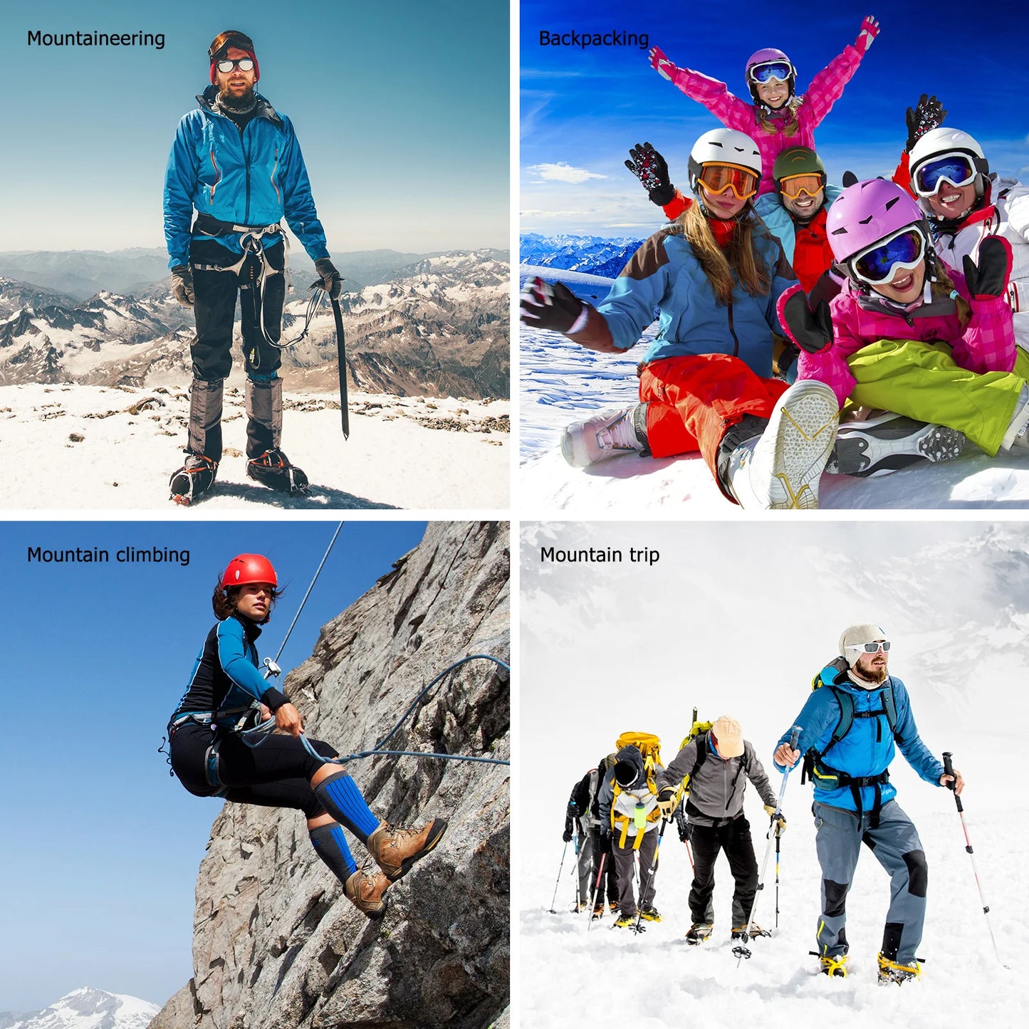 8-Stud Snow Ice Claw Anti Slip Climbing
