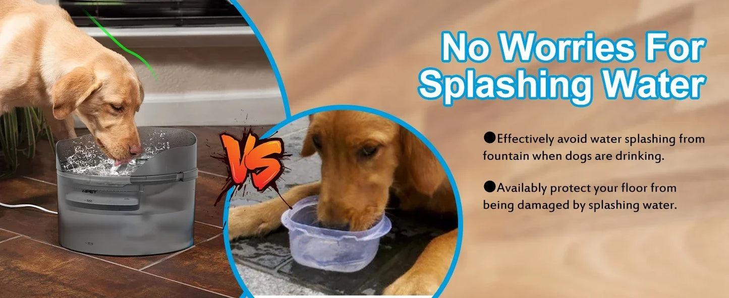 NPET Dog Water Fountain, 2 Gallon