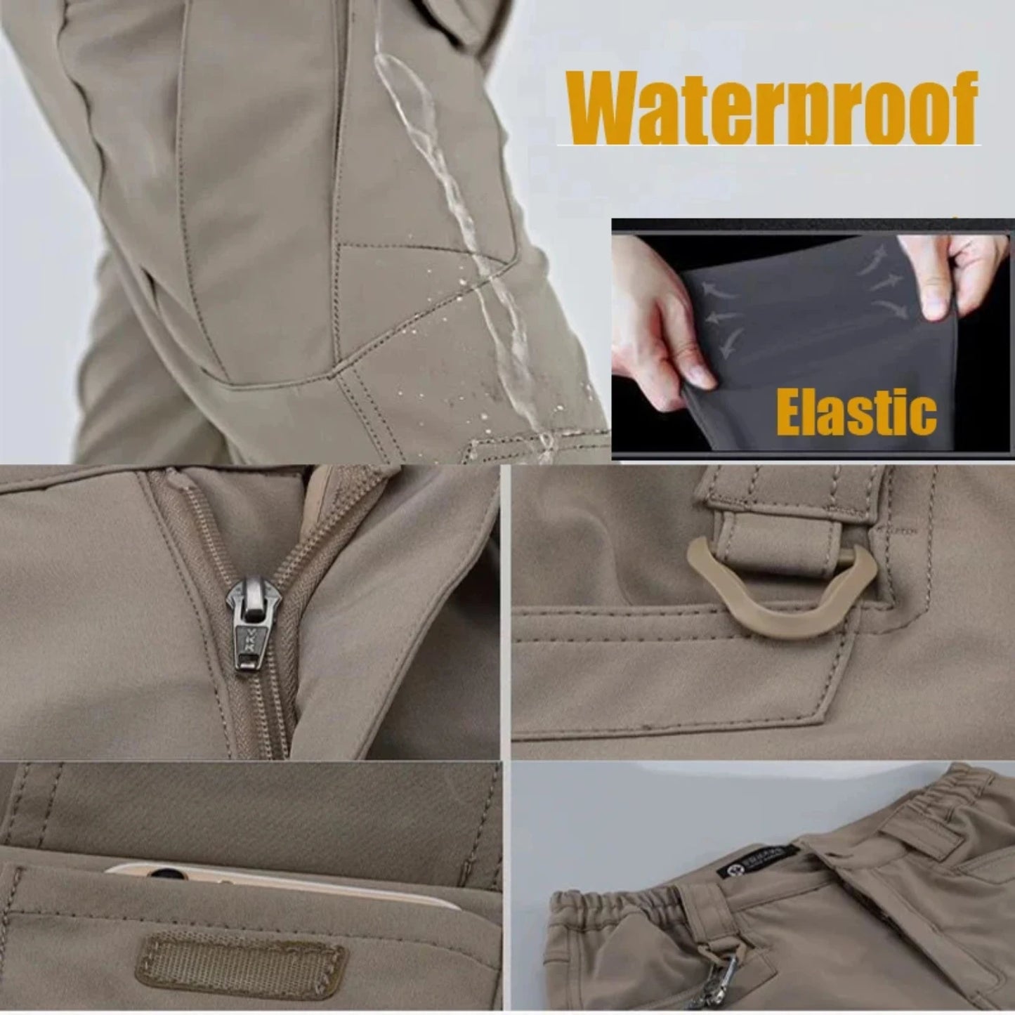 Elastic Spring Fall Military Tactical Camping Trousers Hiking Trekking Fish Climbing