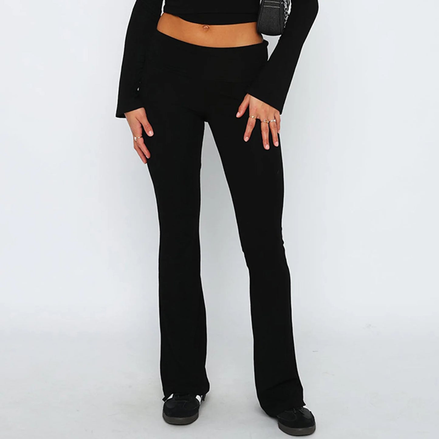Tunic Pants Slim Fit Low Waisted