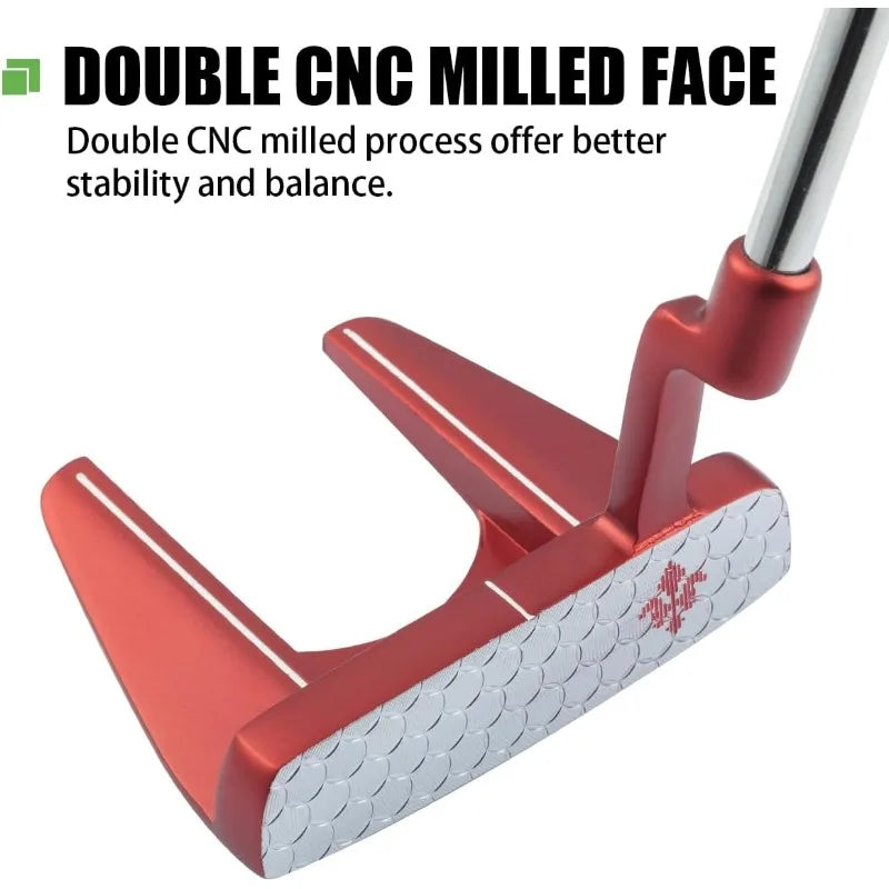 Men's Golf Putter,Right Handed,Golf Head Cover Included