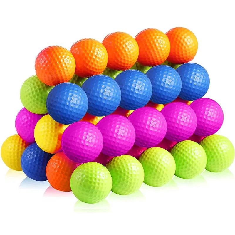 12/24pcs Crestgolf Practice Foam Golf Balls