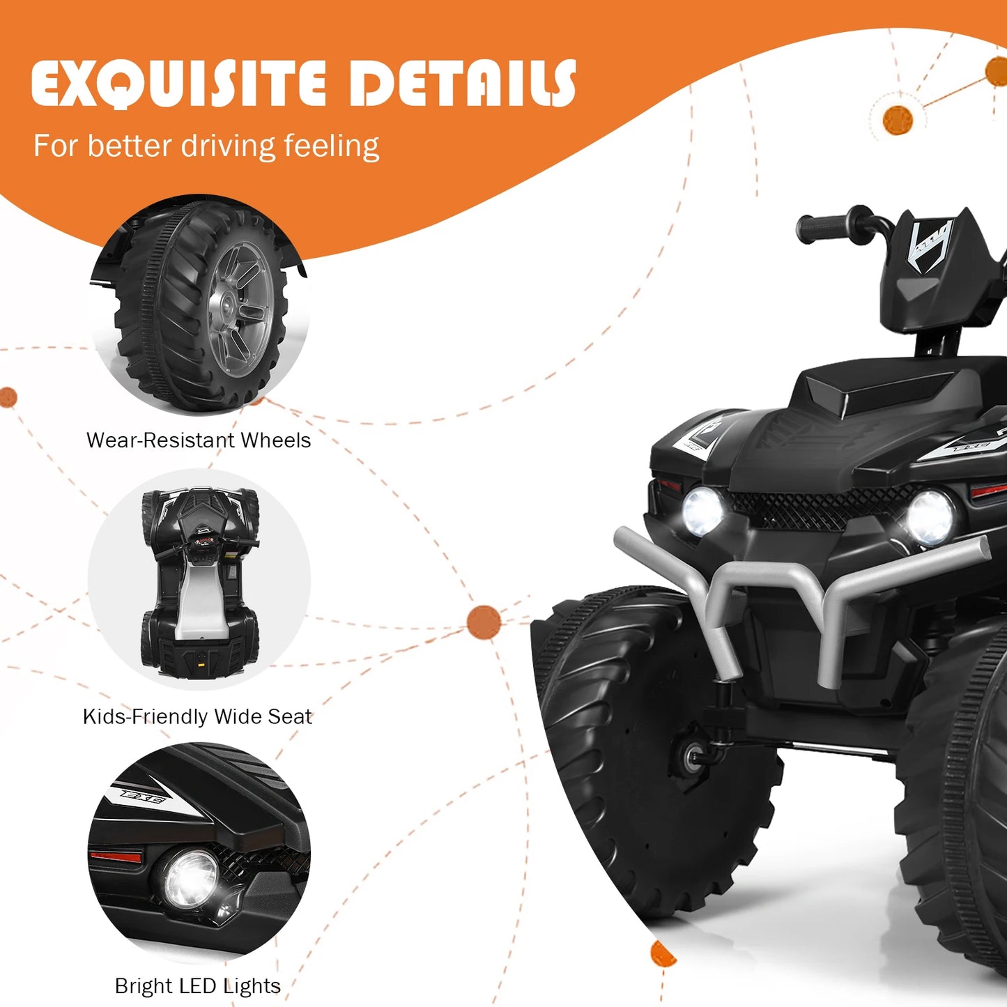 12V Kids 4-Wheeler ATV