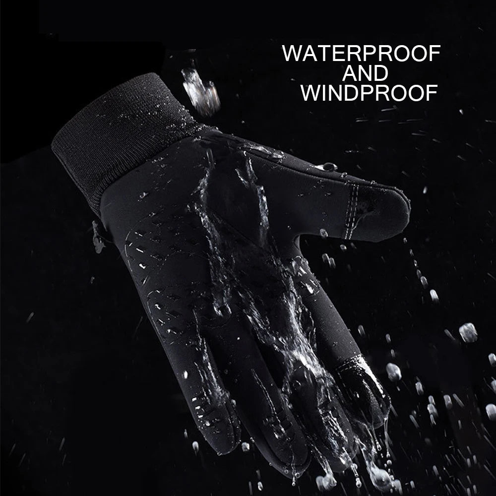 Winter Warm Cycling Gloves Skiing Windproof Gloves
