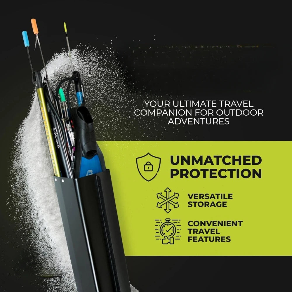 Skiing Bag Ski Case - Protective Travel Case for Two Pairs of Alpine Skis