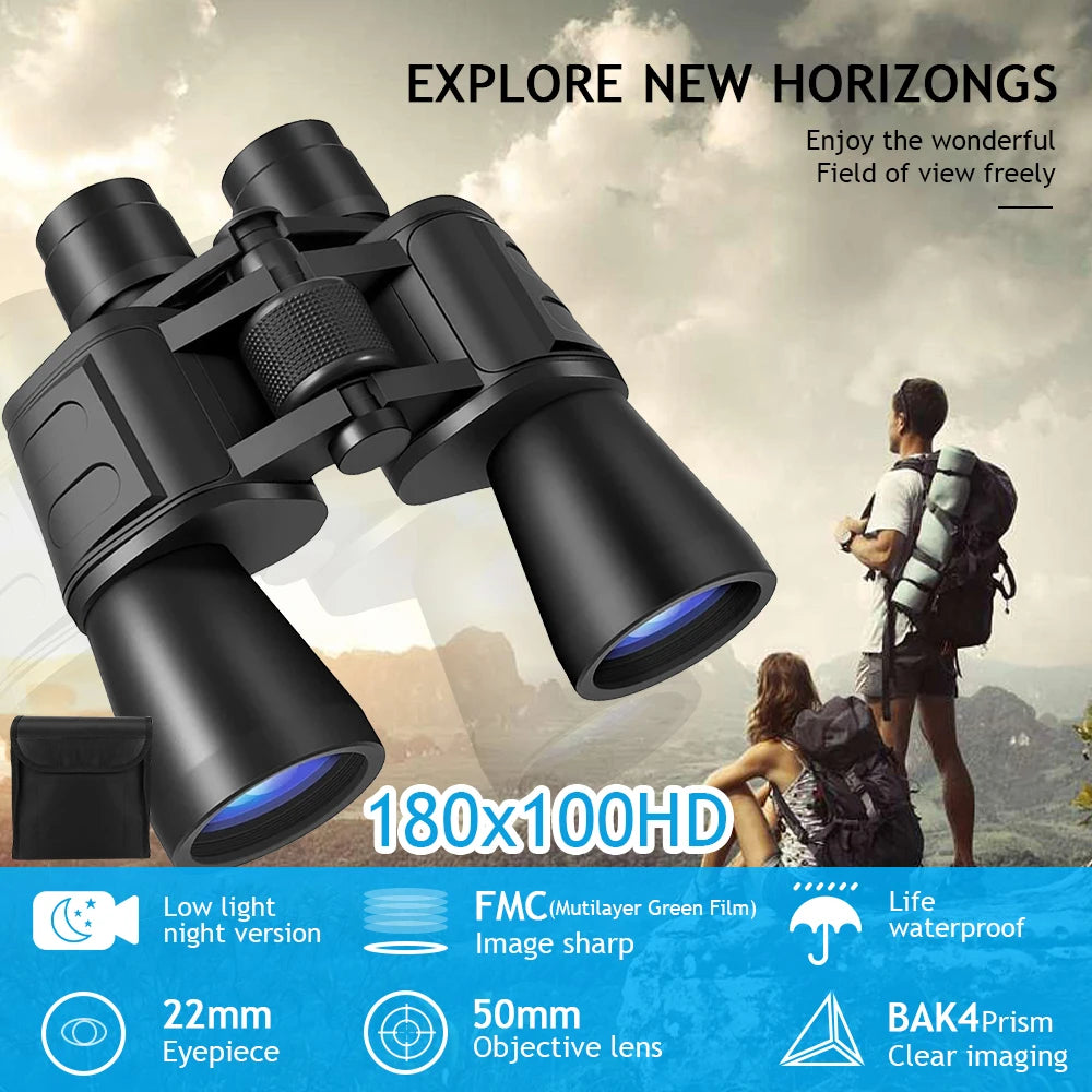 New 180x100 Zoom Binoculars Professional