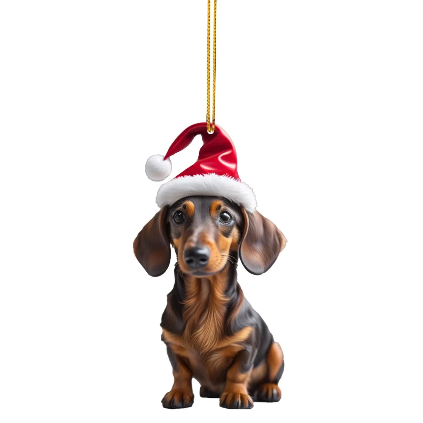 Christmas Tree Decoration Car Interior Dog