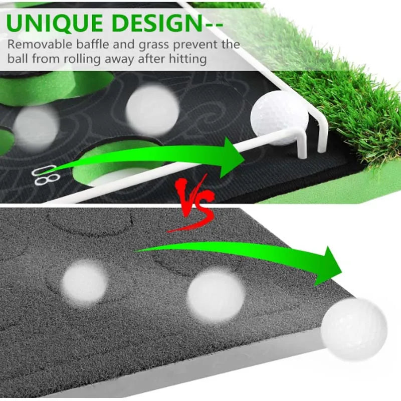 Golf Pong Putting Game Indoor Putting Green 10.1 Ft Golf Putting