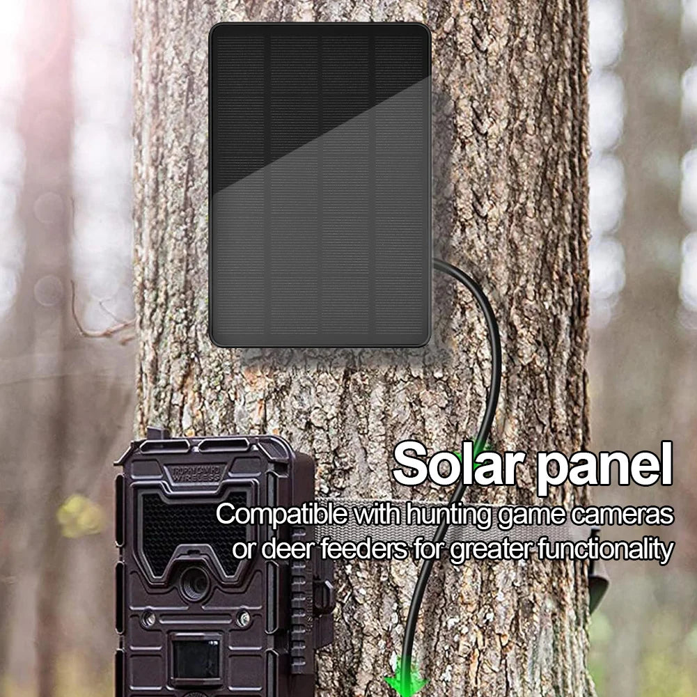 3W 12V/6V Trail Camera Solar Panel IP66 Waterproof
