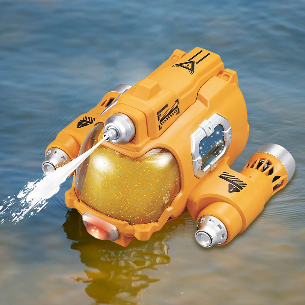 2.4GHz Mini RC Boat with Spray Water Pump and LED Lights Summer Water