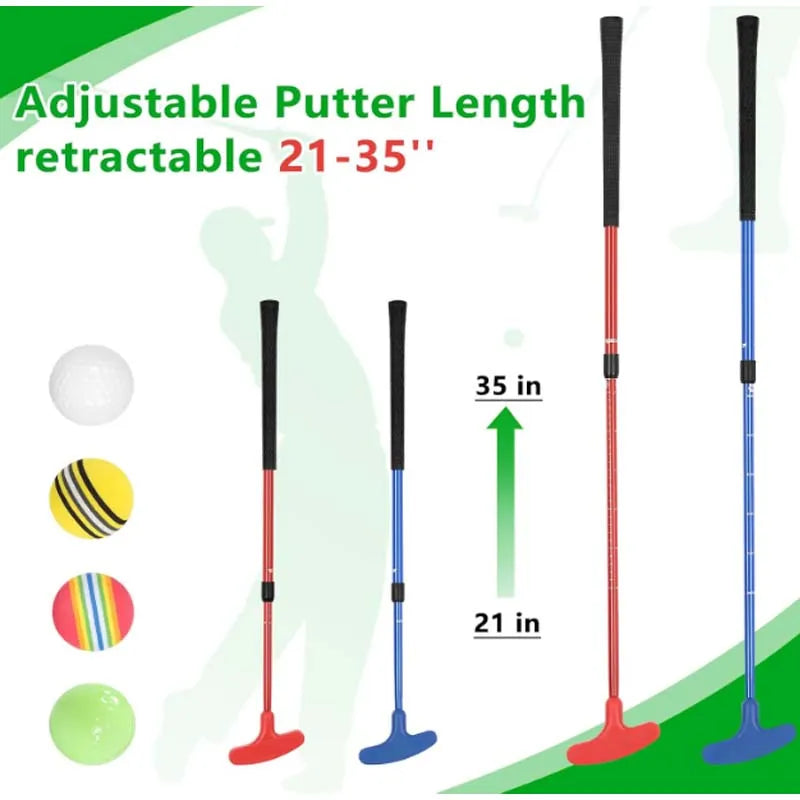 Golf Pong Putting Game Indoor Putting Green 10.1 Ft Golf Putting