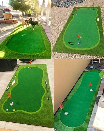 Green/Mat-Golf Training Mat- Professional Golf Practice Mat