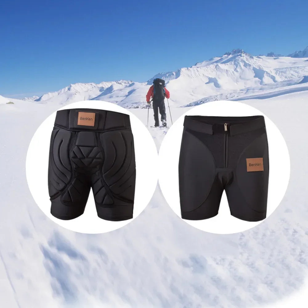 Skating Ski Butt Pads Snowboarding Impact Shorts Hip Protecto