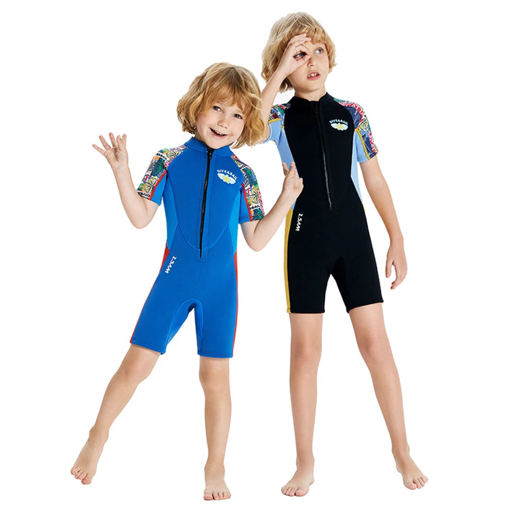 Kid Diving Surfing Clothes UPF50 Neoprene Diving Protection C