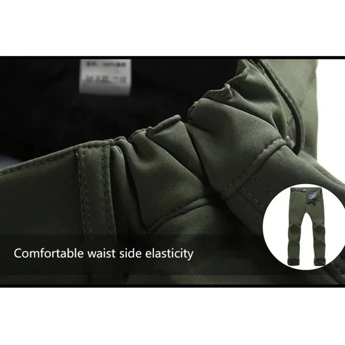 New Warm Winter Men Soft Shell Pants Travel Waterproof Outdoor