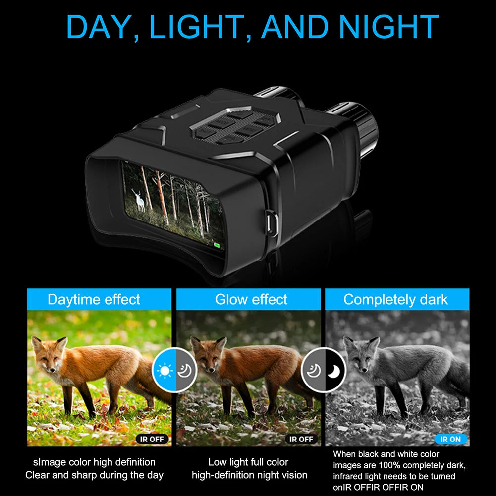 300M Infrared WIFI Binoculars Night Vision 4 Inch
