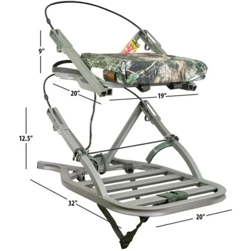 Treestands Dual Axis Treestand Hang-On Camo Hunting
