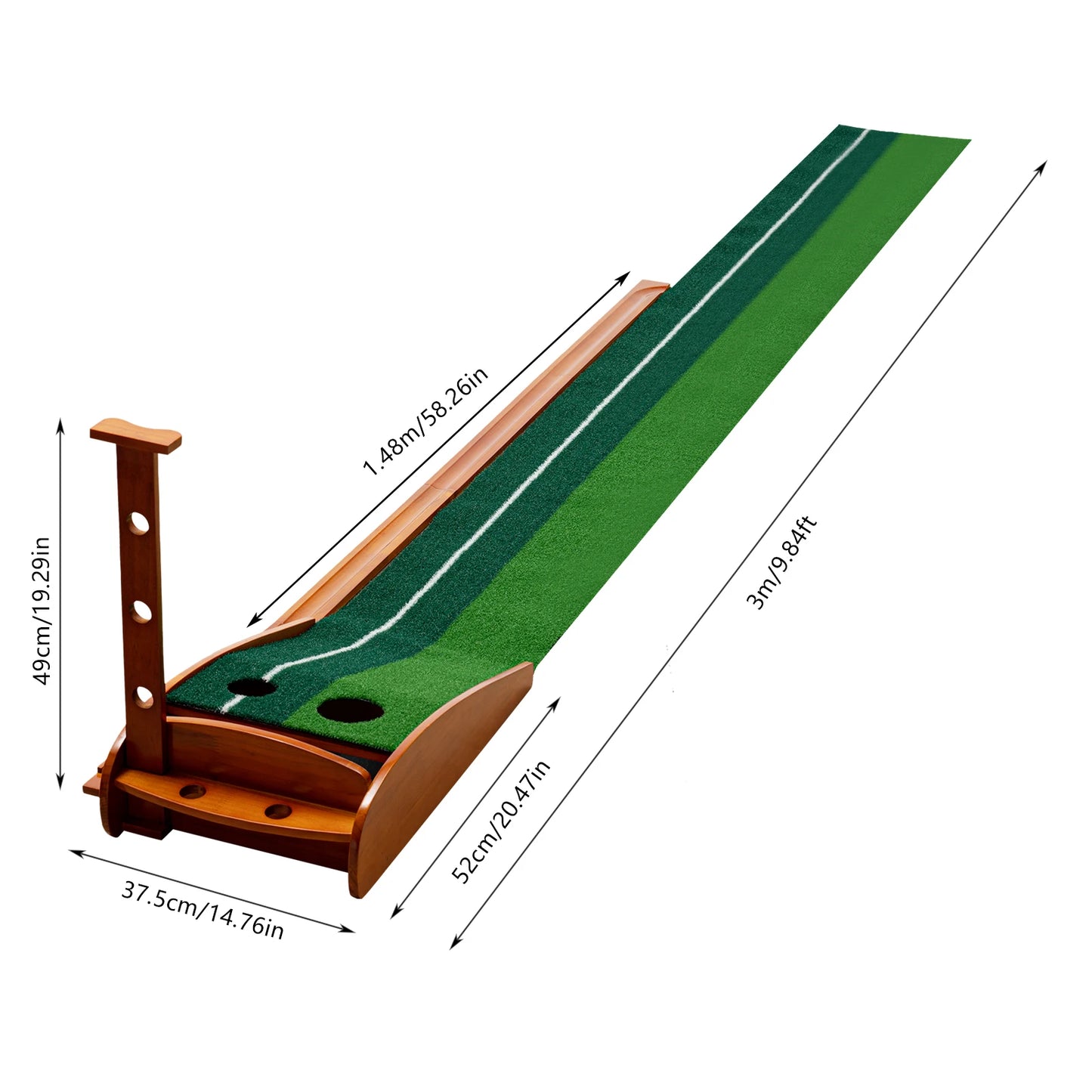 3M Foldable Golf Putting Trainer Portab