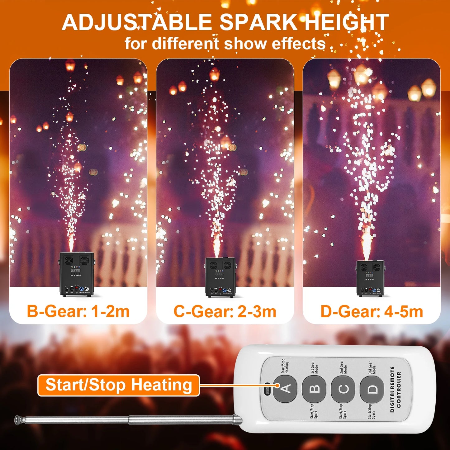 700W Cold Spark Machine Fireworks Machine