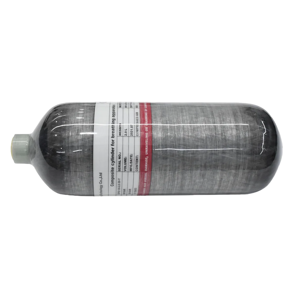 Mini Diving Tank 4500Psi 300Bar Carbon Fiber Cylinder Scuba High Pressure Air Tanks for Firefighting M18*1.5