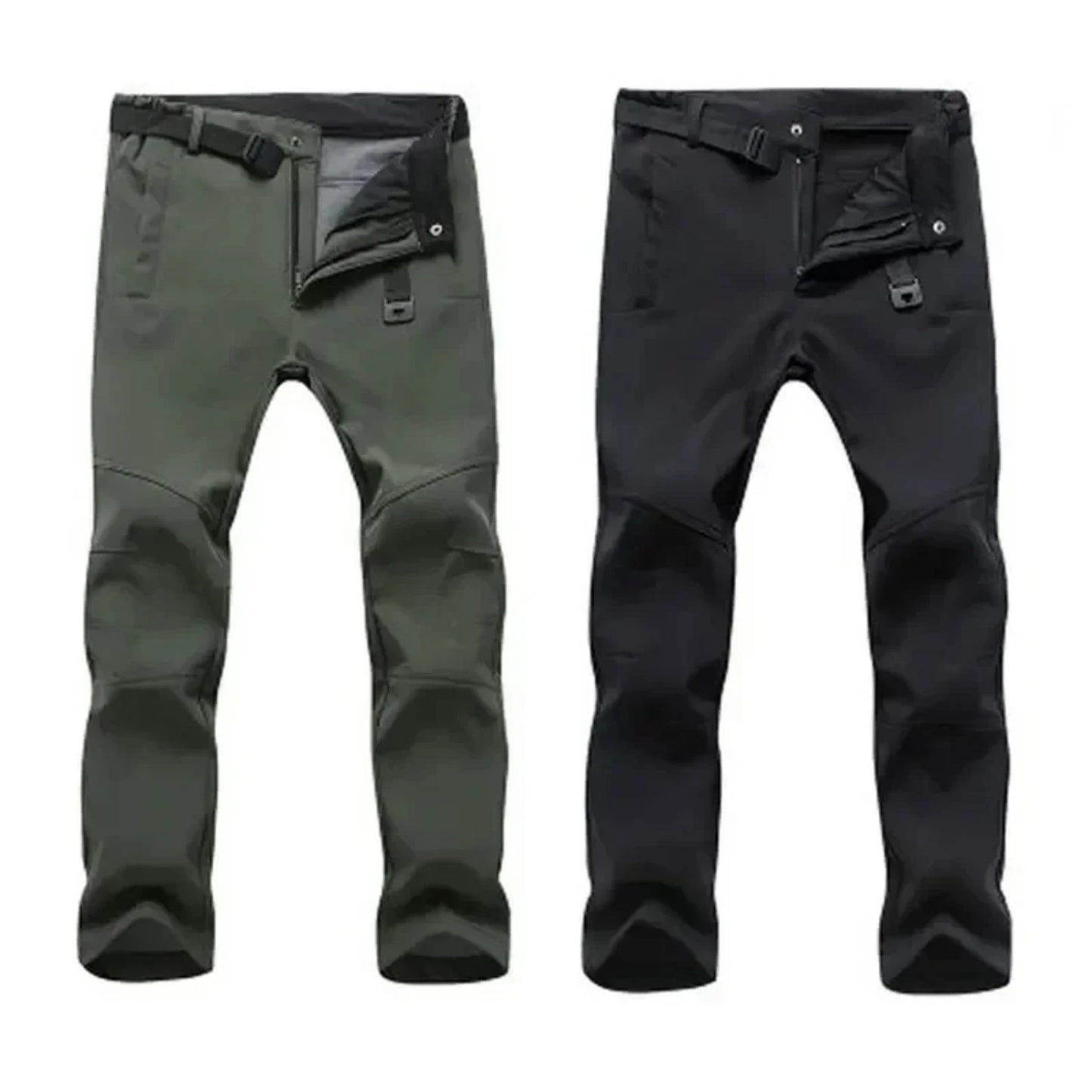 New Warm Winter Men Soft Shell Pants Travel Waterproof Outdoor