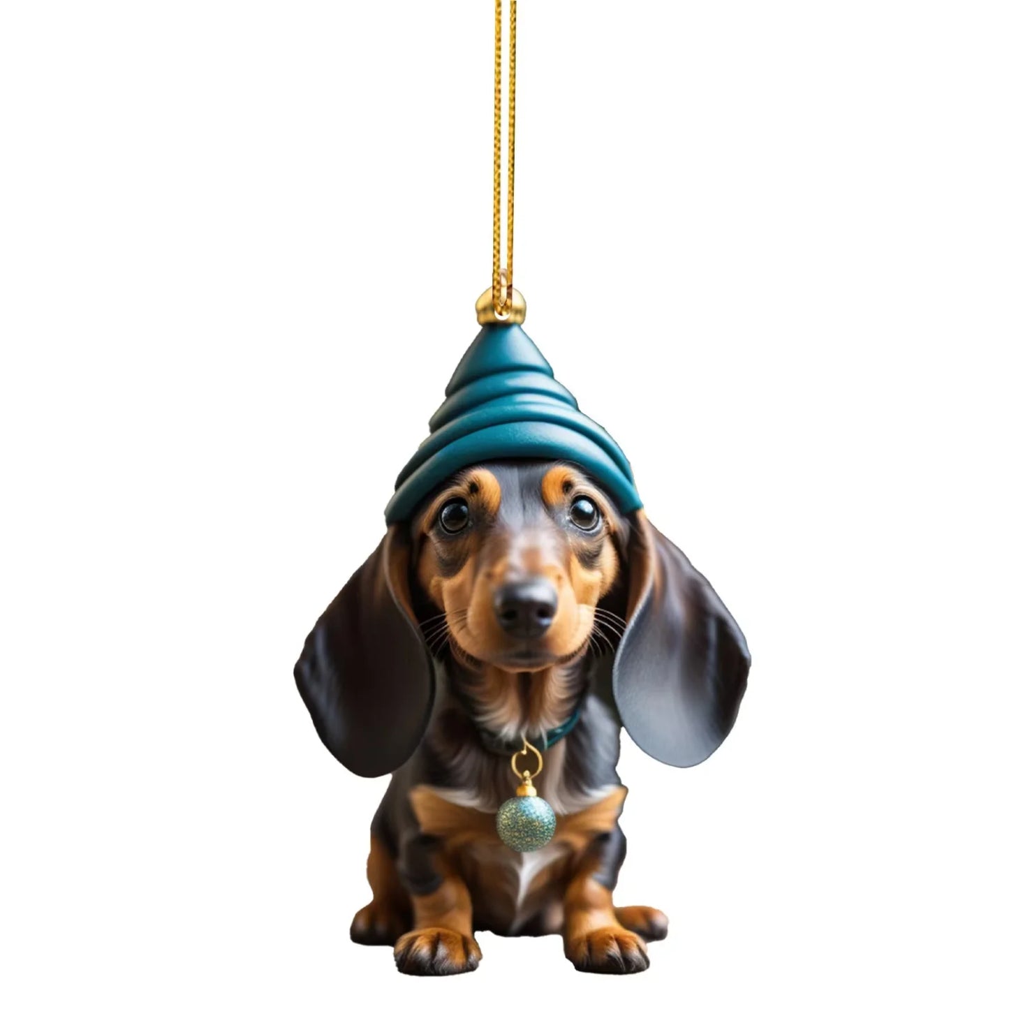 Christmas Tree Decoration Car Interior Dog