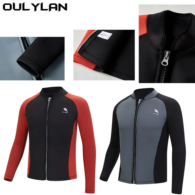 Swimming Men's Split Long Sleeve Surf Snorkel