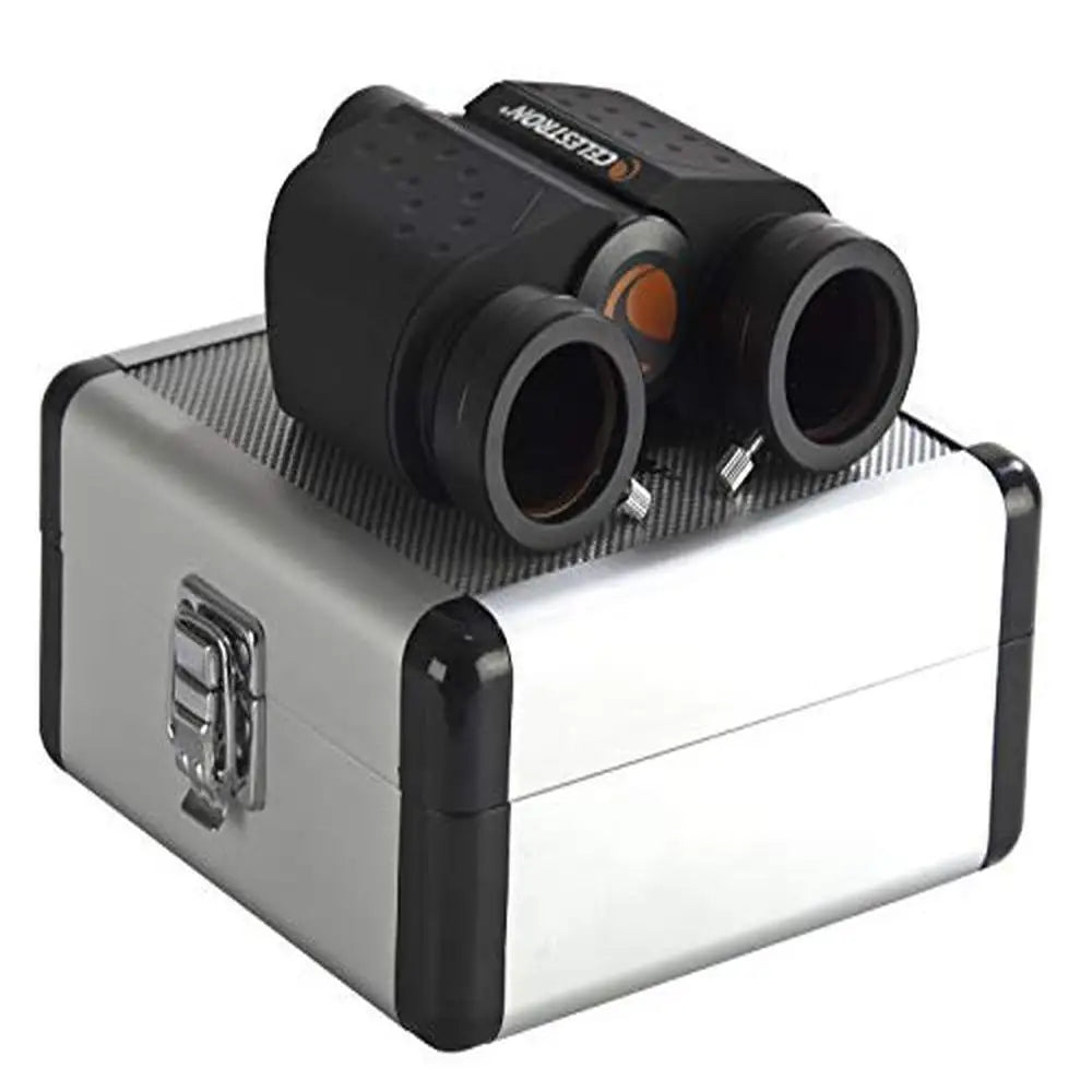 Stereo Binocular Viewer Telescopes 1x Magnification Lightweight Aluminum Case