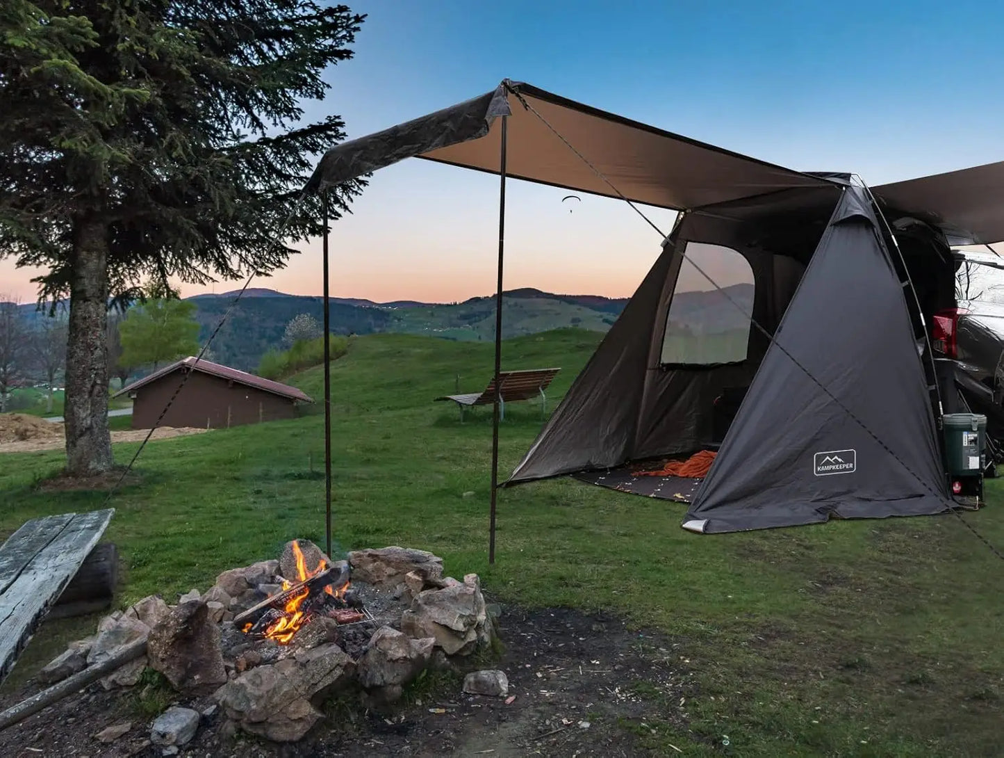 SUV Car Tent, Tailgate Shade Awning Tent for Camping,