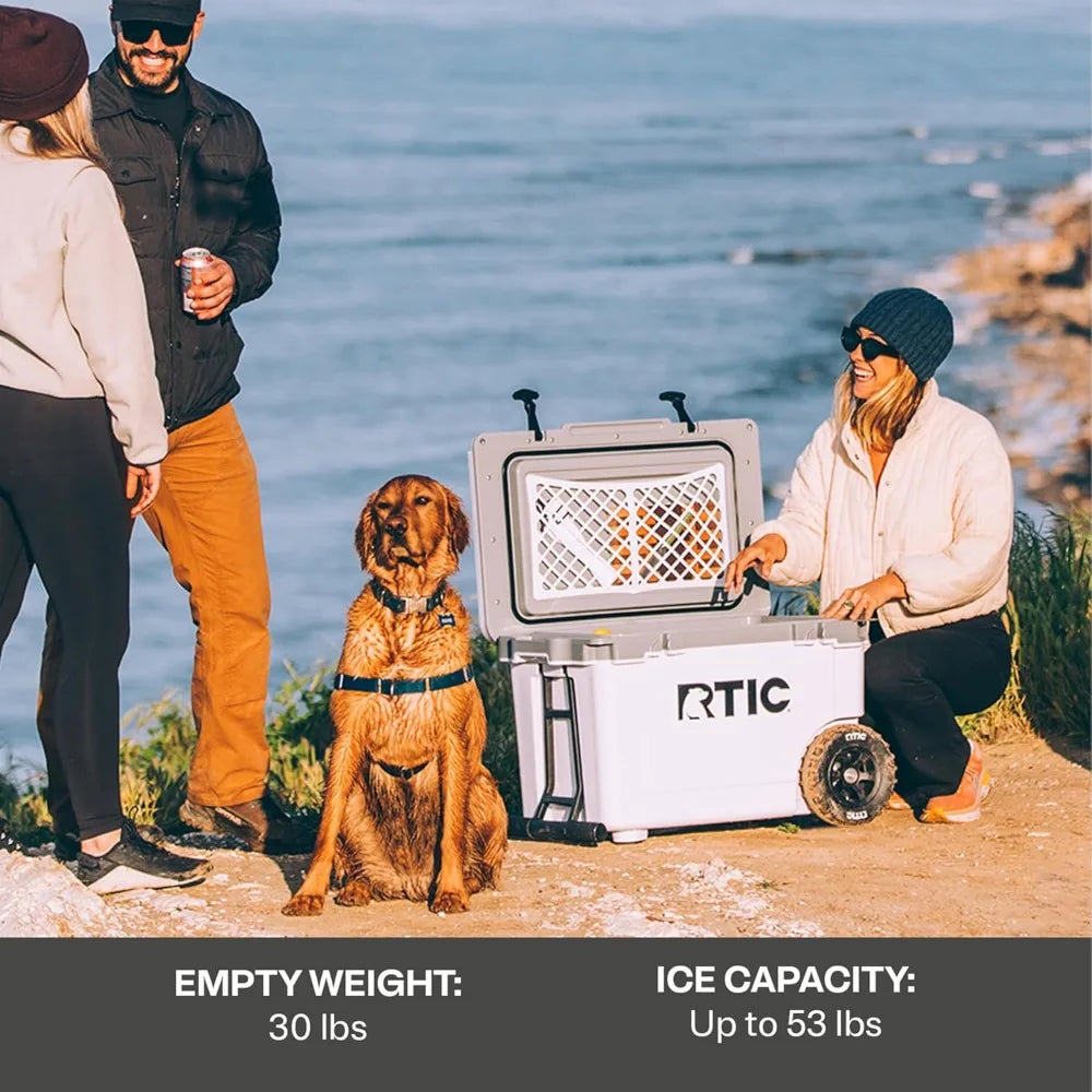 RTIC 52 Quart Ultra-Light Wheeled Hard Cooler