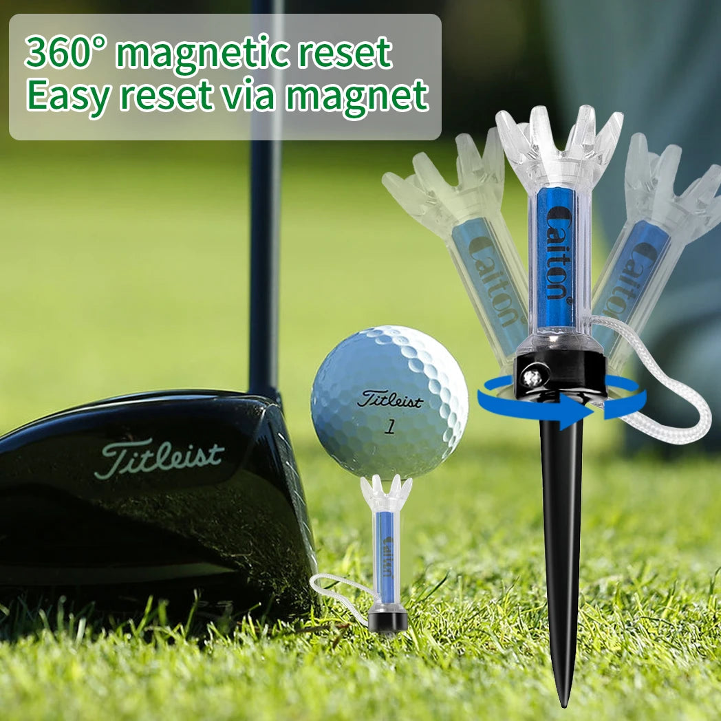 Magnetic Plastic Golf Tee Set, Improve Your Golf Game