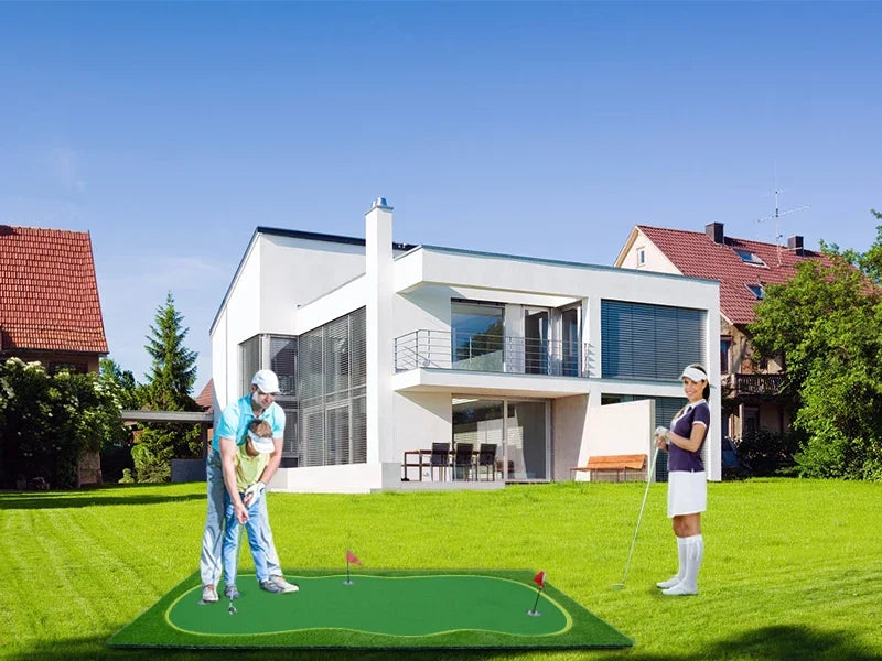 Green/Mat-Golf Training Mat- Professional Golf Practice Mat