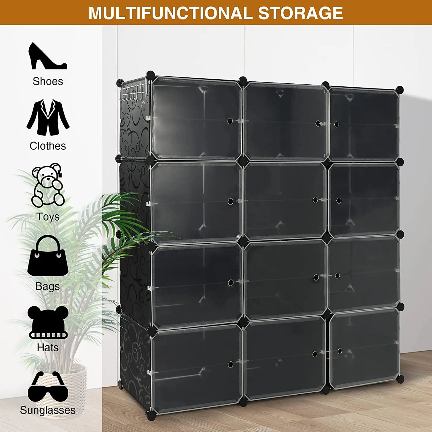 US Shoe Rack Large Capacity Boot Storage