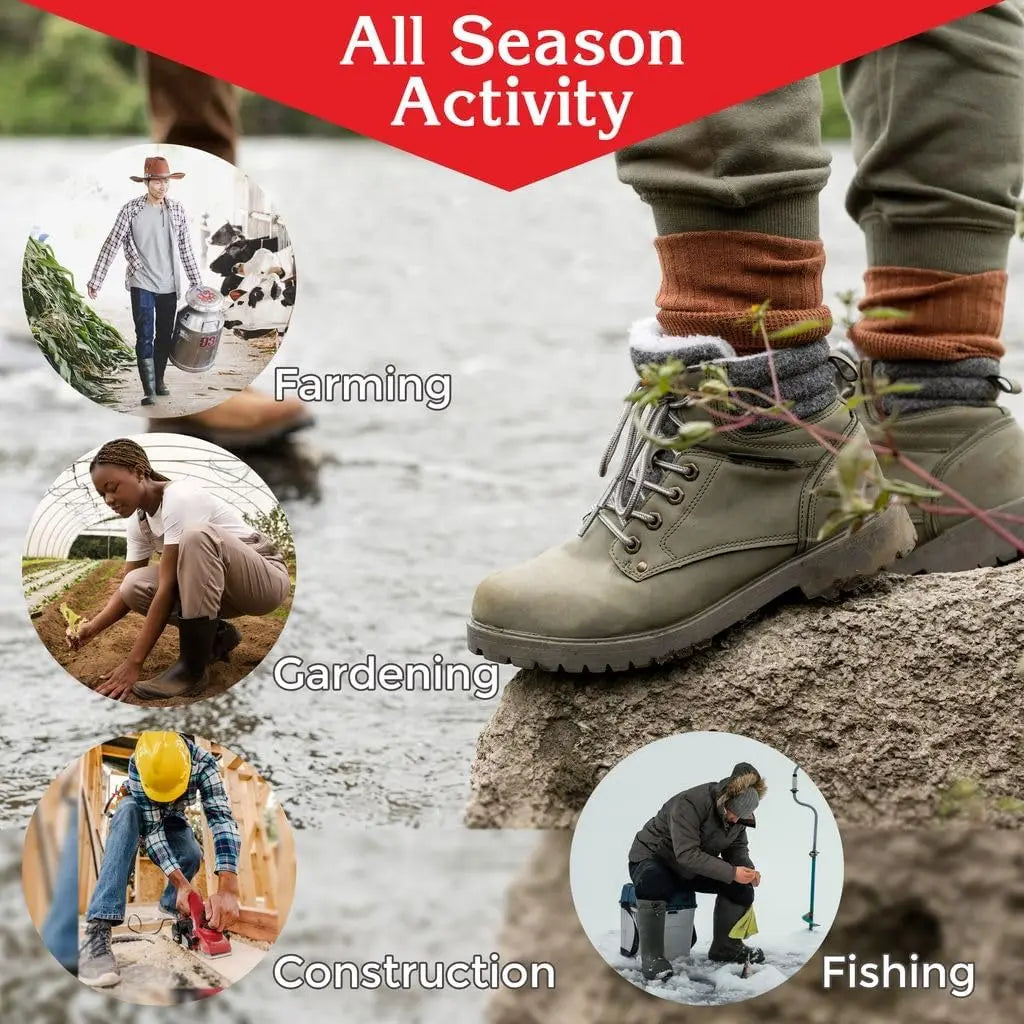 Boot Scrubber with Cleaning Brushes for All Shoe Sizes