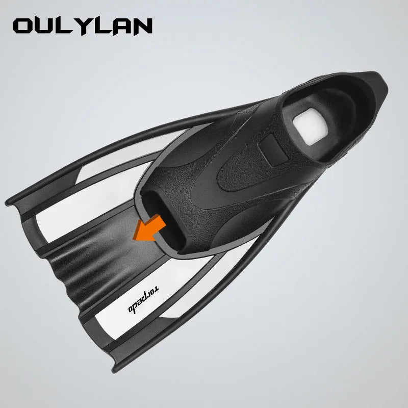 Swimming Diving Fins Rubber Snorkeling Professional Flexible